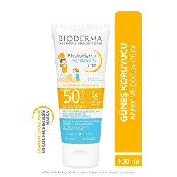 Bioderma Photoderm Pediatrics Lait Bebek, Çocuk için SPF50+ Yüksek Korumalı Süt Formda Güneş Kremi Spf50+ 100 ml