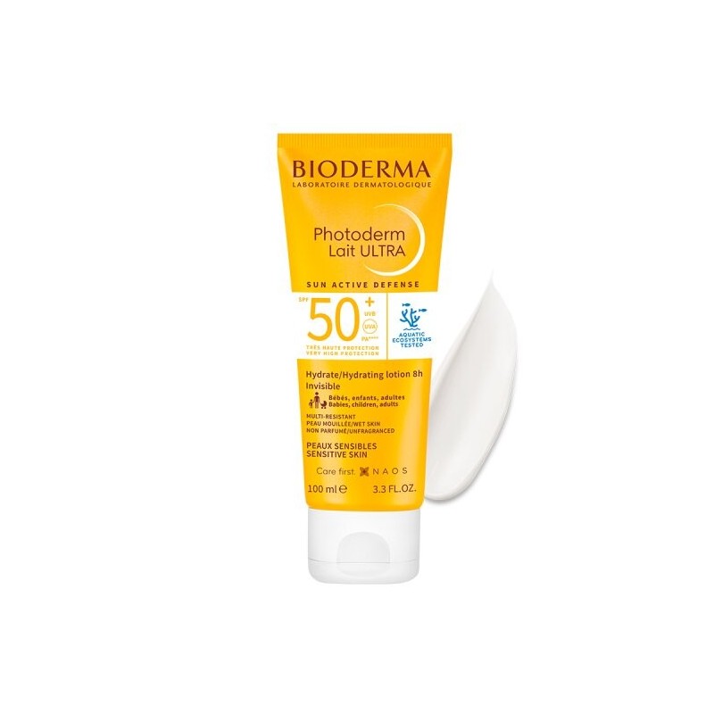 Bioderma Photoderm Lait Ultra Tüm Ciltler SPF50+ Yüksek Koruma Süt Form Yüz Vücut Güneş Kremi 100 ml