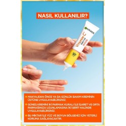 Garnier C Vitamini Parlak Günlük Güneş Koruyucu Fluid Yüz Kremi ( Işıltılı Doku ) Spf50+ 40 ml