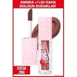 Maybelline Lifter Plump Dudak Parlatıcısı - Cocoa Zing ( 007 )