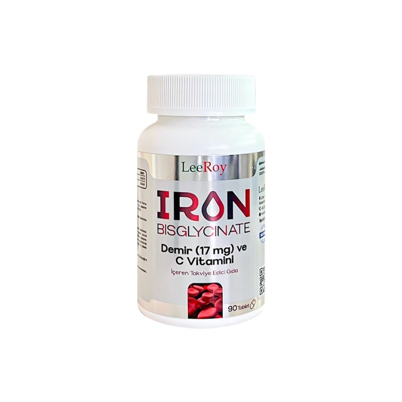 LeeRoy İron Bisglycinate 90 Tablet