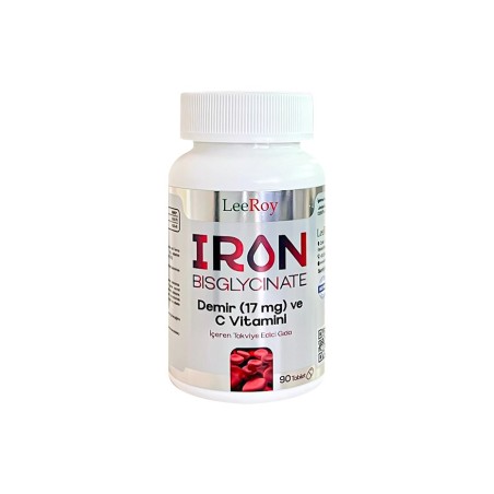 LeeRoy İron Bisglycinate 90 Tablet