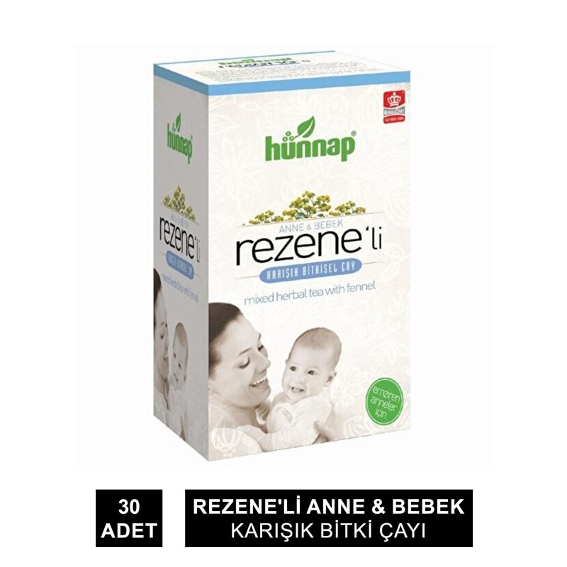 Hünnap Rezene'li Anne & Bebek Karışık Bitki Çayı 30 Adet