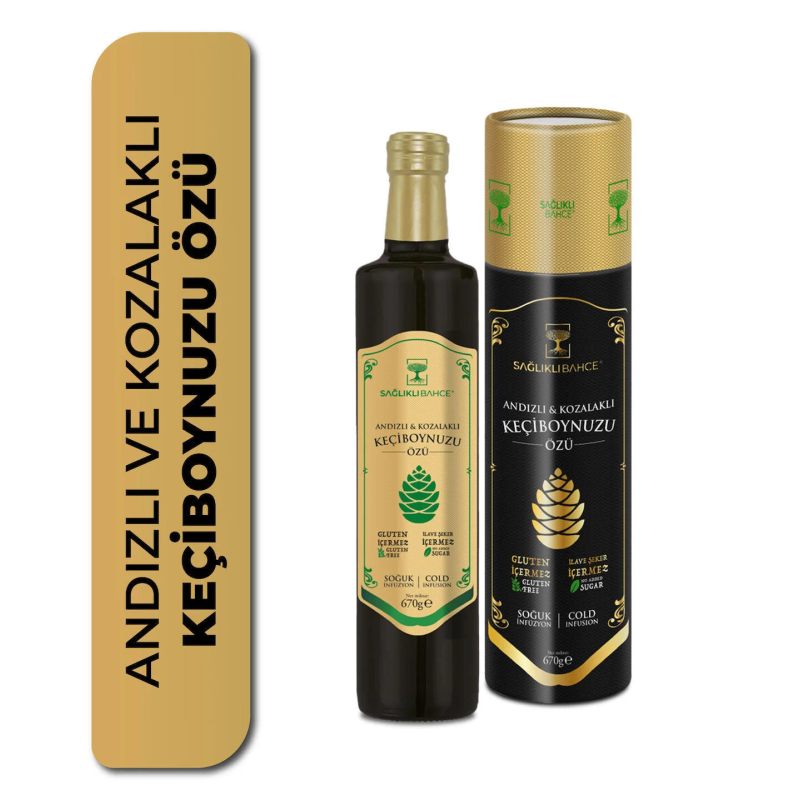 Hünnap Sağlıklı Bahçe Andızlı & Kozalaklı Keçiboynuzu Özü 670gr