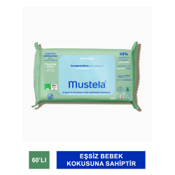 Mustela Compostable Cleansing Wipes ( Kompostlanabilir Temizleme Mendili ) 60 Adet