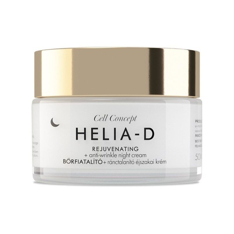 Helia-D Cell Concept Hücre Yenileyici Kırışıklık Karşıtı Gece Kremi 65+ 50ml