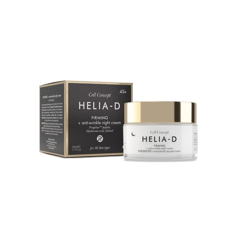 Helia-D Cell Concept Sıkılaştırıcı, Kırışıklık karşıtı Gece Kremi 45+ 50ml