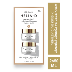 Helia-D Cell Concept Yenileyici ve Kırışık Giderici Gündüz ve Gece Krem 55+ 2×50 ml