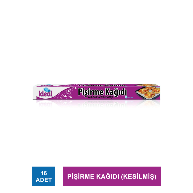 İdeal Pişirme Kağıdı Hazır Kesilmiş 16 Adet ( 42x37cm )