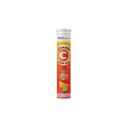 Wellcare Vitamin C + Selenyum 55mcg 15 Efervesan Tablet