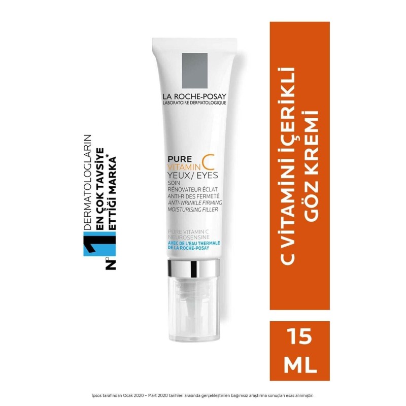 La Roche Posay Pure Vitamin C Yeux 15 ml Göz Çevresi Bakım Kremi La Roche Posay Pure Vitamin C Yeux 15 ml Göz Çevresi Bakım Kremi