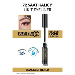 Avon Power Stay Uzun Süre Kalıcı Likit Eyeliner ( Blackest Black )