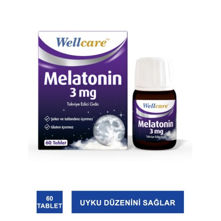 Wellcare Melatonin 3 mg 60 Tablet