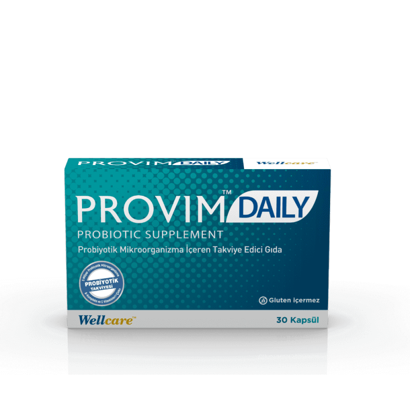 Wellcare Provim Daily Probiyotik Mikroorganizma 30 Kapsül