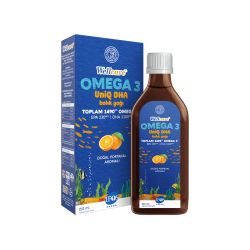 Wellcare UniQ DHA Omega 3 Doğal Portakal Aromalı Balık Yağı 150 ml