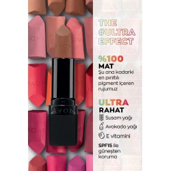 Avon Kiss Me Ultra Mat Ruj Marvellous Mocha ve Genius Maskara Hediye Paketi