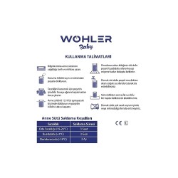 Wohler Baby Anne Sütü Saklama Poşeti 25 Adet