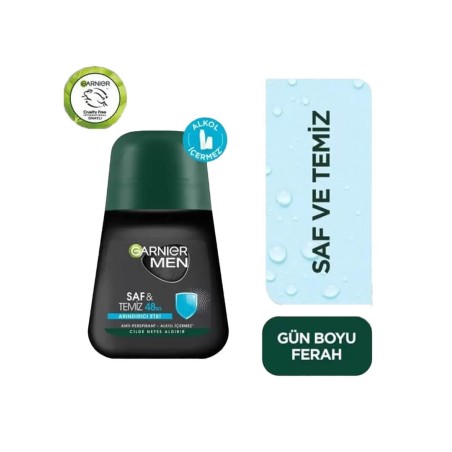 Garnier Men Saf ve Temiz Roll-on Deodorant 50 ml