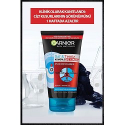 Garnier Saf & Temiz Siyah Nokta Karşıtı Kömürlü 3'ü 1 Arada 150 ml