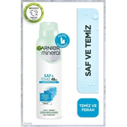 Garnier Mineral Saf&Temiz Sprey Deodorant 150 ml