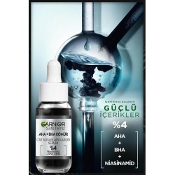 Garnier Aha+Bha Kömür Cilt Kusurları Karşıtı Serum %4 30 ml