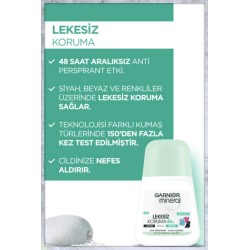 Garnier Mineral Lekesiz Koruma Ferah Koku Roll-On Deodorant 50 ml