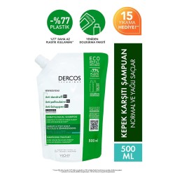 Vichy Dercos Anti Dandruff Kepek Karşıtı Şampuan 500 ml - Normal ve Yağlı Saçlar ( Refill )