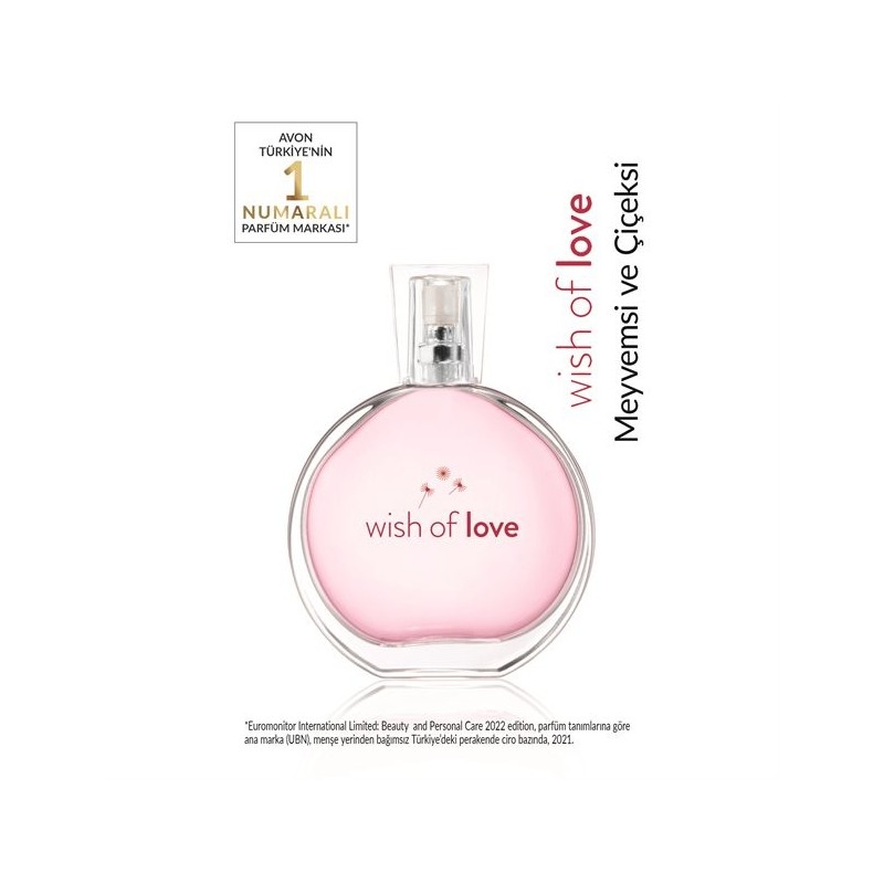 Avon Wish of Love EDT Kadın Parfüm Bahara Özel Ambalaj 50 ml