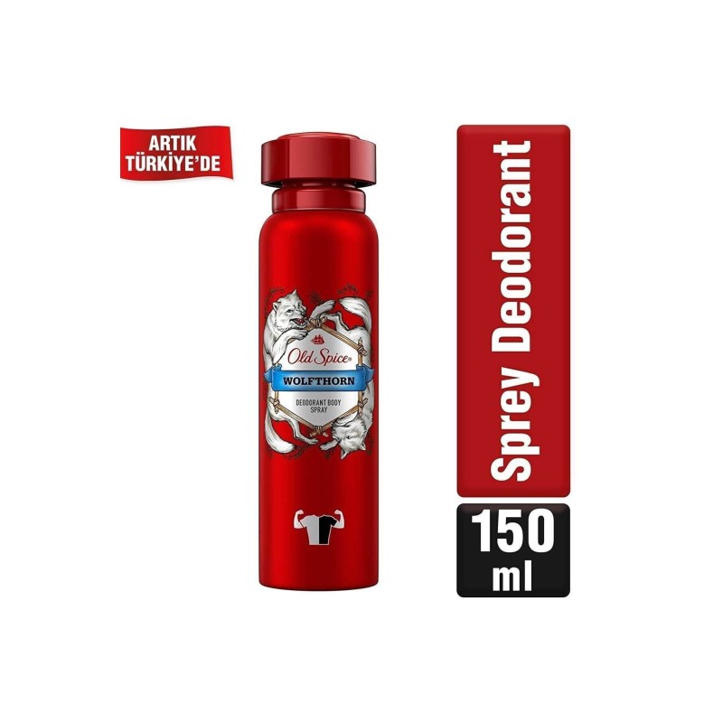 Old Spice Wolfthorn Erkekler Için Sprey Vücut Deodorant 150 ml