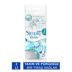 Gillette Venüs Simply 2 Kadın Tıraş Bıçağı 2'li