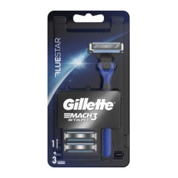 Gillette Mach 3 Start Bluestar Tıraş Makinası + 3 Yedek Bıçak