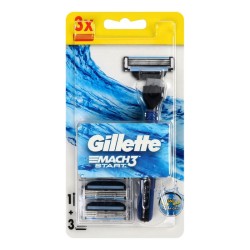 Gillette Mach 3 Start Tıraş Makinası + 3 Yedek Bıçak