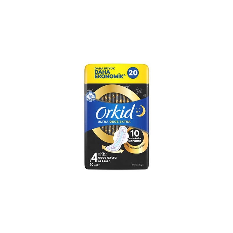 Orkid Ultra Gece Extra  ( Boy : 4 ) 20 Adet