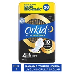 Orkid Ultra Gece Extra  ( Boy : 4 ) 20 Adet