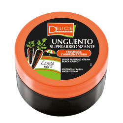 Delice Solaire Siyah Havuç Yağı Kremi 150 ml