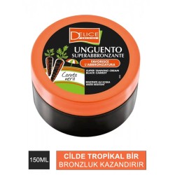 Delice Solaire Siyah Havuç Yağı Kremi 150 ml