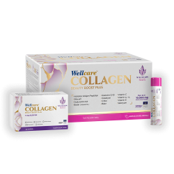 Wellcare Collagen Beauty Boost Plus ( Karpuz & Nane Aromalı ) 10.000 mg Likit Form 40mlx30Shot & 30 Kapsül
