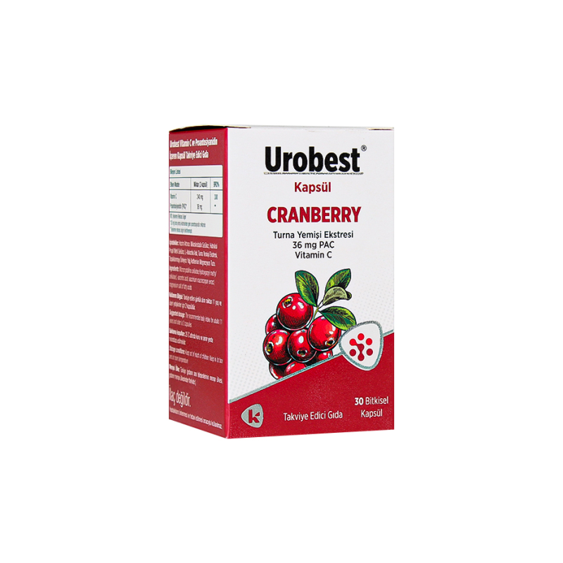 Urobest Cranberry 30 Kapsül