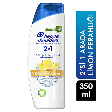 Head & Shoulders 2si1 Arada Limon Ferahlığı Kepek Şampuan 350 ml