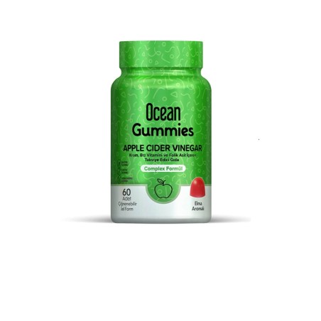 Ocean Gummies Apple Cider Vinegar 60 Yumuşak Tablet