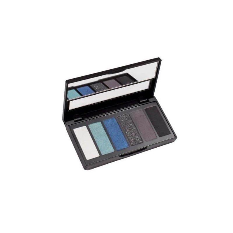 Aden Göz Farı Paleti ( 6 Renkli ) ( 01 Black/Blue )