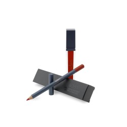 Aden Liquid Lipstick + Lipliner Pencil Set ( 21 Coral )