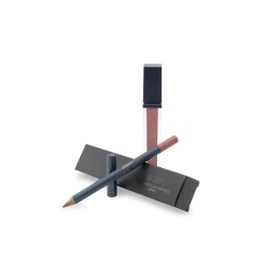 Aden Liquid Lipstick + Lipliner Pencil Set ( 25 Chinchilla )
