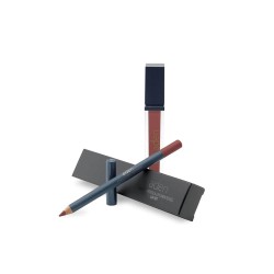 Aden Liquid Lipstick + Lipliner Pencil Set ( 30 Truffle )