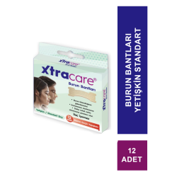 Xtracare Yetişken Standart Burun Bantları 12 Adet