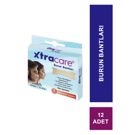 Xtracare Yetişken XL Burun Bantları 12 Adet