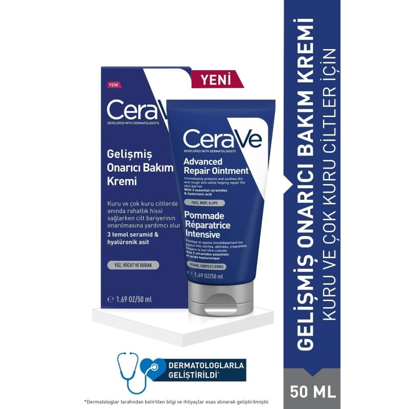 Cerave Gelişmiş Onarıcı Bakım Kremi 50 ml