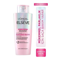 Loreal Paris Elseve Glycolic Gloss - Mükemmel Parlaklık için Bakım Yapan Şampuan - 200 ml