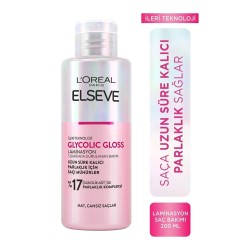 Loreal Paris Elseve Glycolic Gloss Laminasyon 5 Dakikada Durulanan Bakım 200 ml