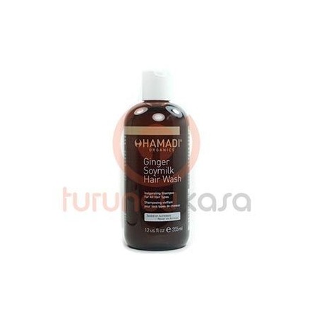 Hamadi Ginger Soymilk Hair Wash Daily Shampoo 355 ml  | TuruncuKasa